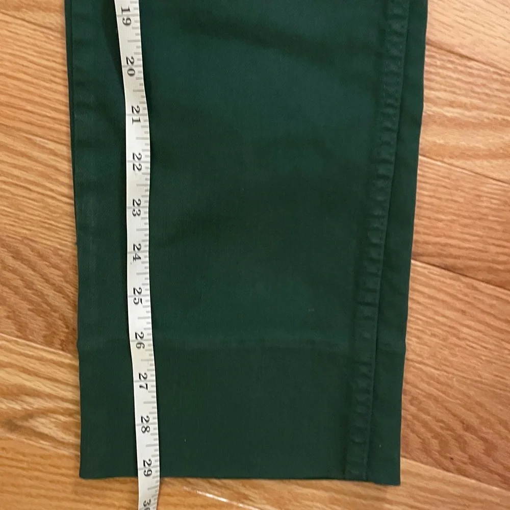 NWT Johnny Was Sasson Sancere Straight Leg Green Jean